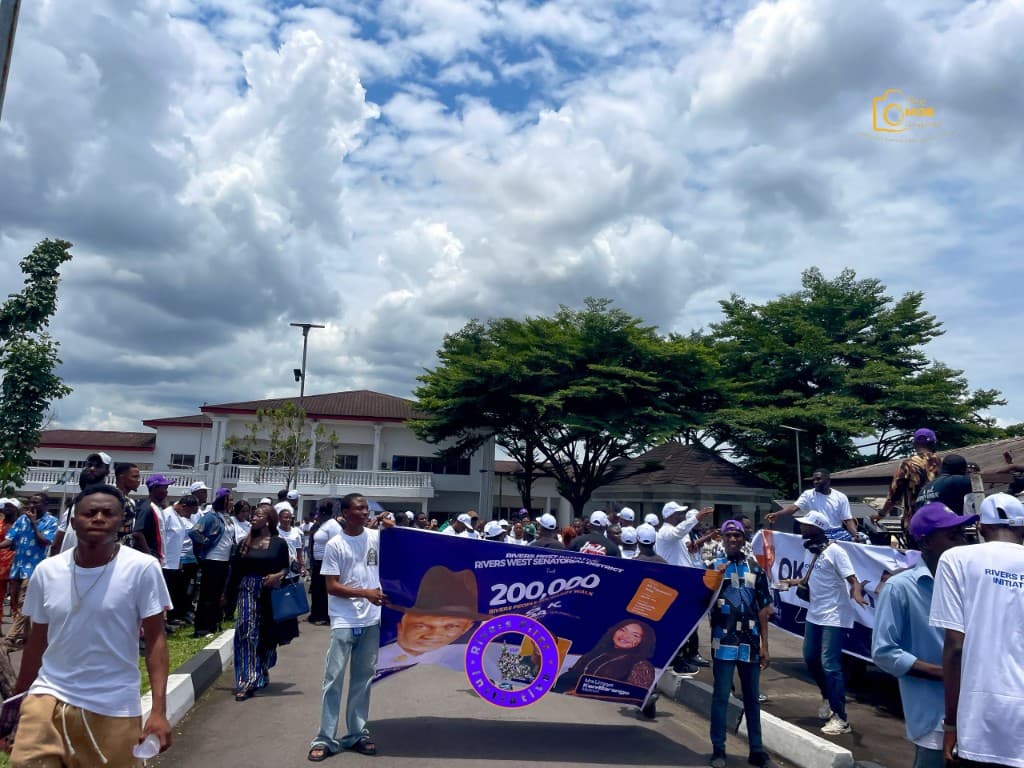 200,000 Rivers People Solidarity Walk by Rivers First Initiative.