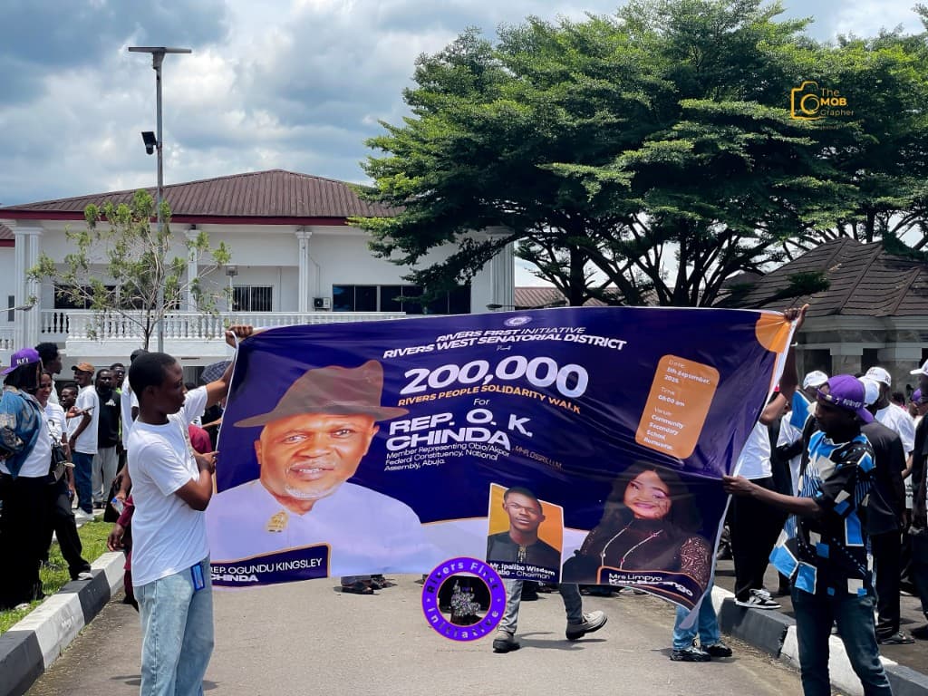 200,000 Rivers People Solidarity Walk by Rivers First Initiative.